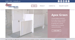Desktop Screenshot of apexwheelchairlifts.com